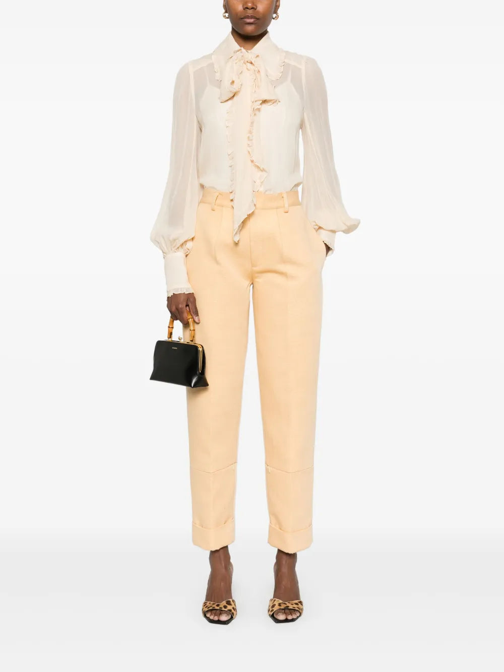 Georgette Bow Shirt