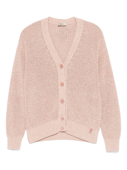 Sequin-Embellished Cardigan