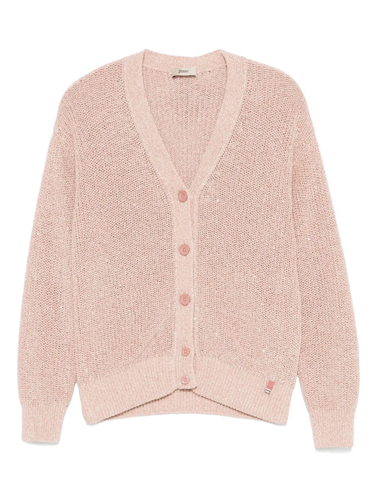 Sequin-Embellished Cardigan