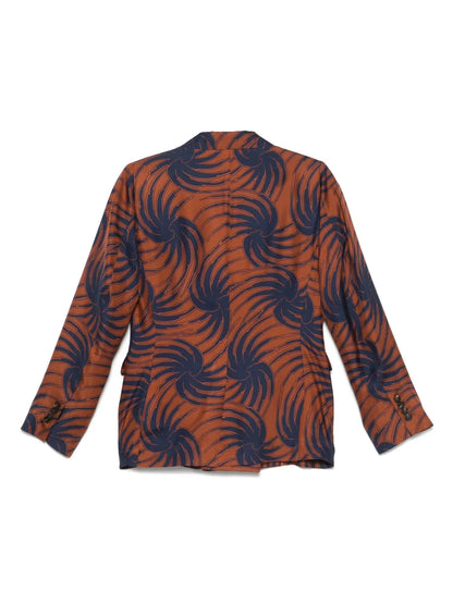 Abstract-Print Blazer
