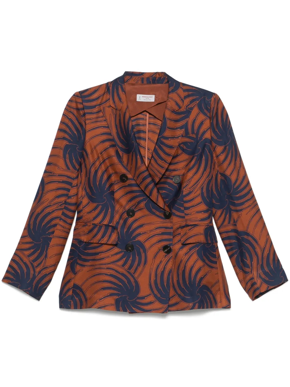 Abstract-Print Blazer