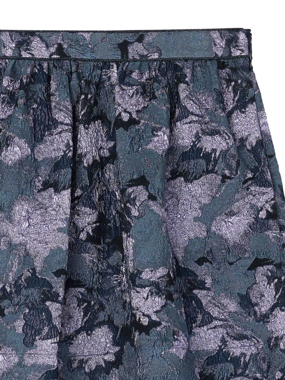 Floral-Print Skirt