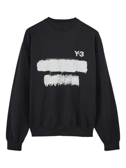 Graphic-Print "Black" Sweatshirt