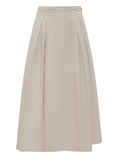 Cotton Midi Skirt