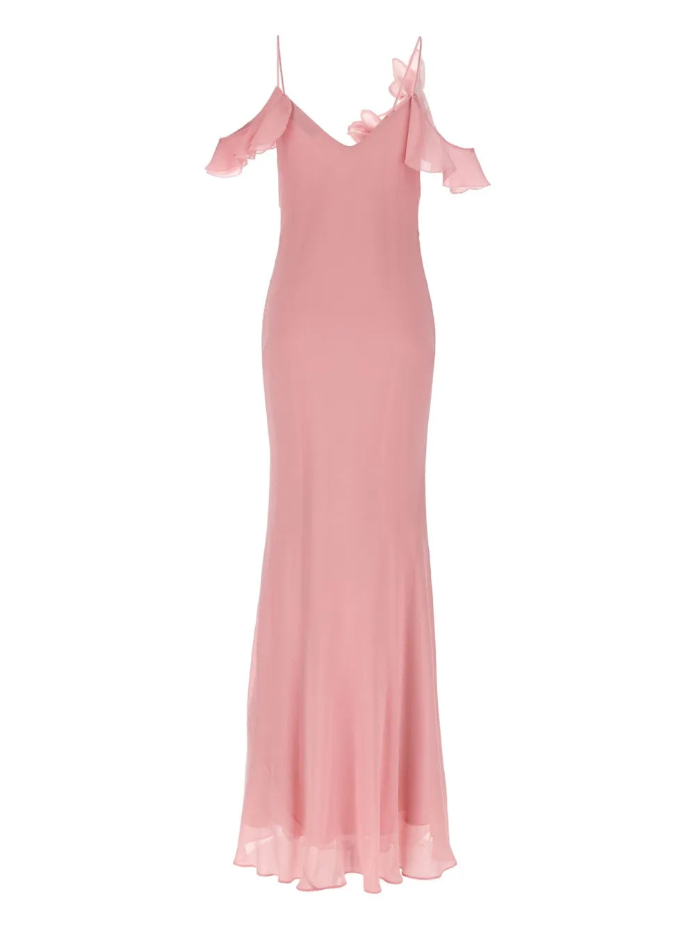 Georgette Flower Maxi Dress