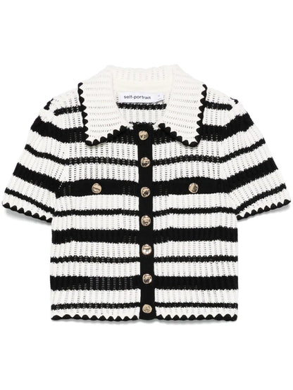 Striped Crochet Top