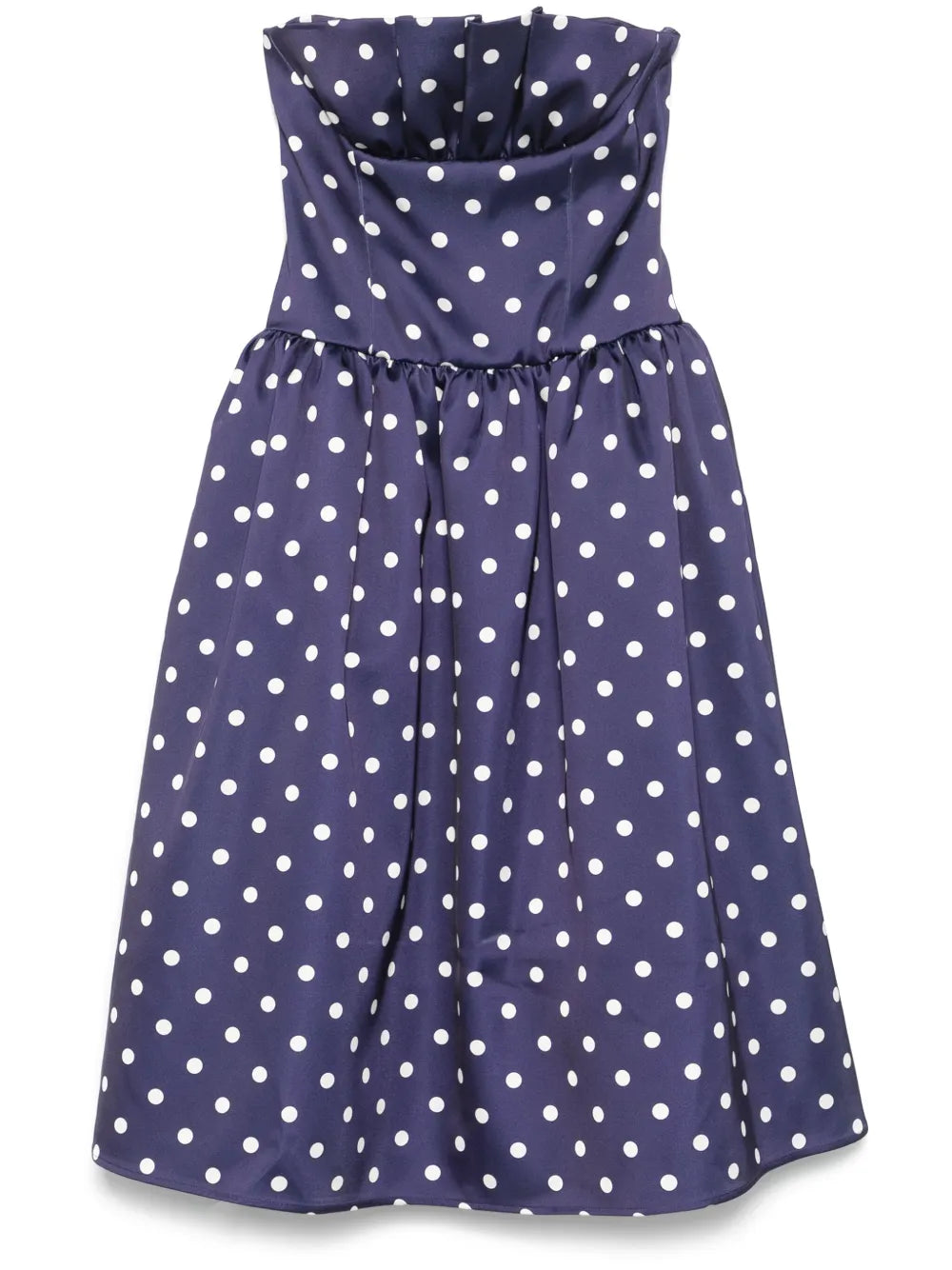 Polka-Dot Midi Dress