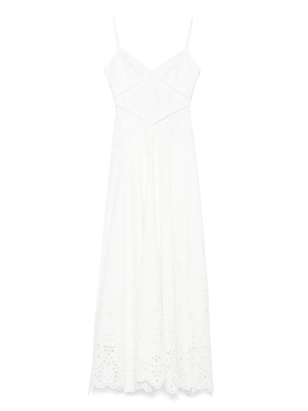 Embroidered Cotton Maxi Dress