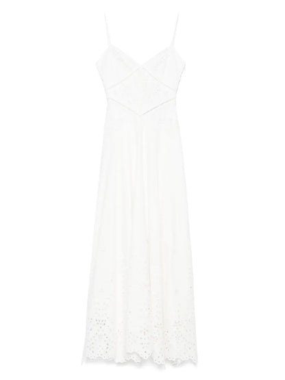 Embroidered Cotton Maxi Dress