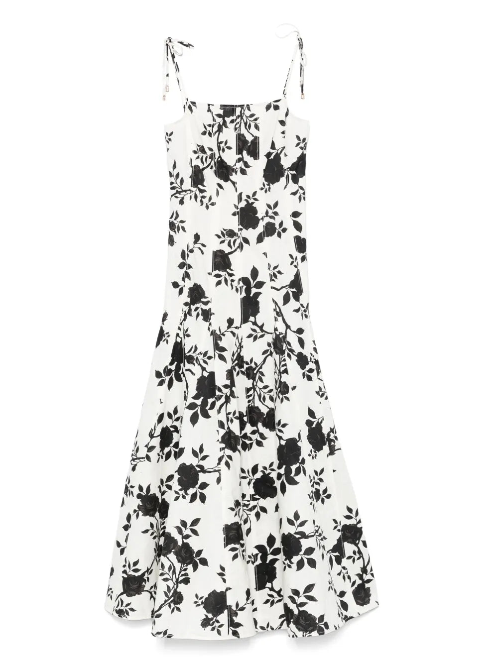 Floral-Print Midi Dress