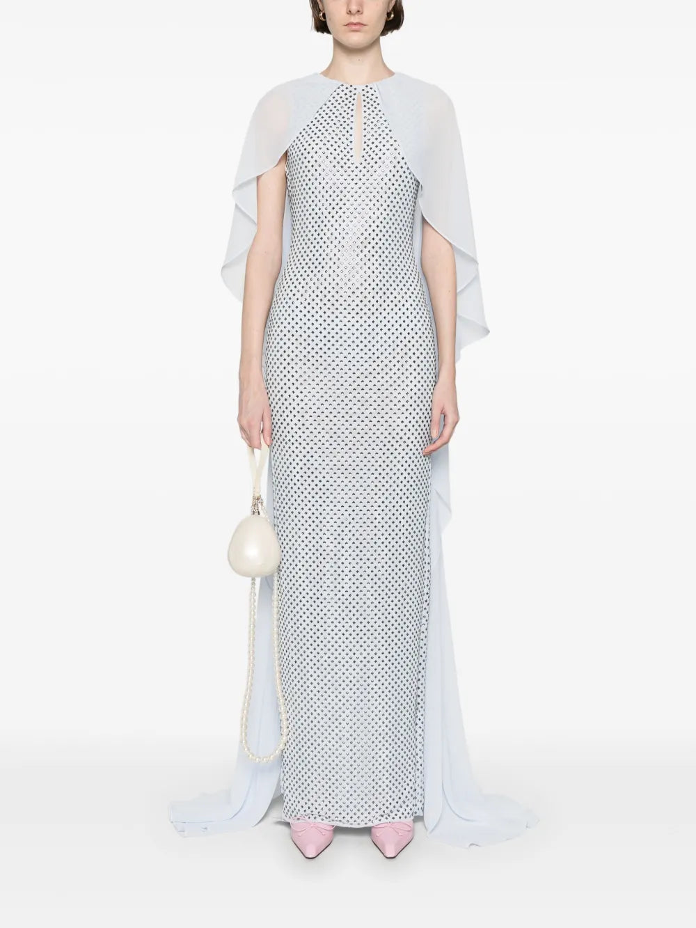 Rhinestone-Embellished Gown