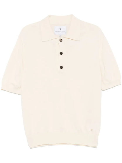 Crepe Polo Shirt
