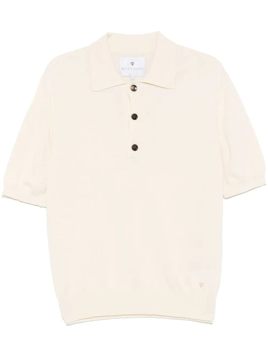 Crepe Polo Shirt