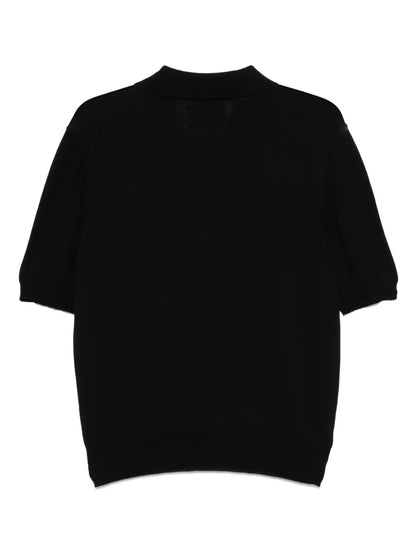 Crepe Polo Shirt