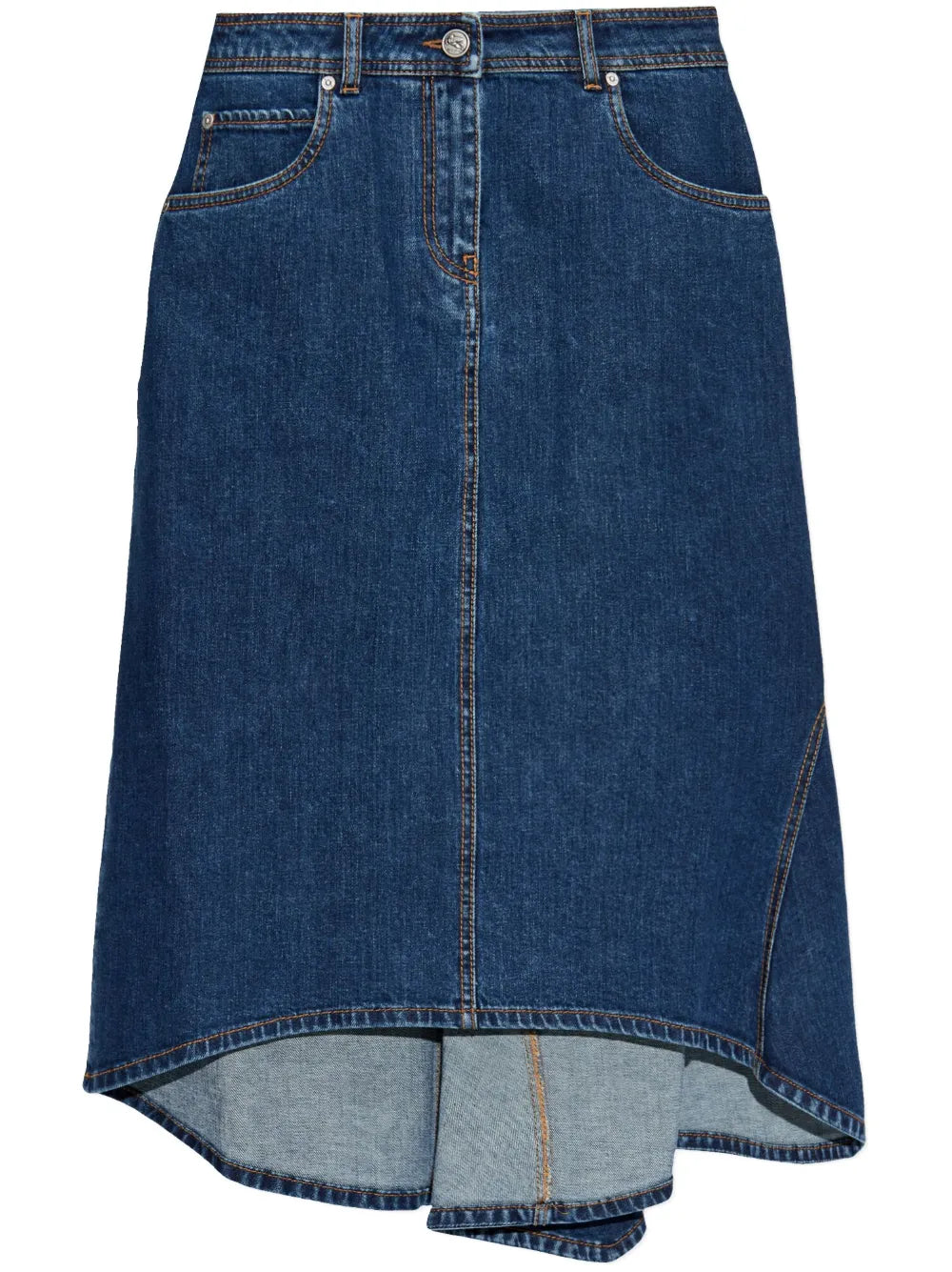 Denim Midi Skirt