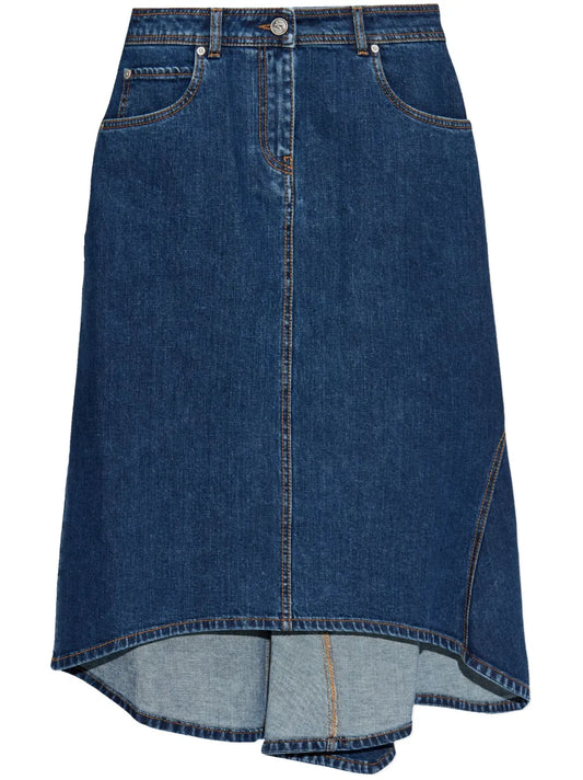Denim Midi Skirt