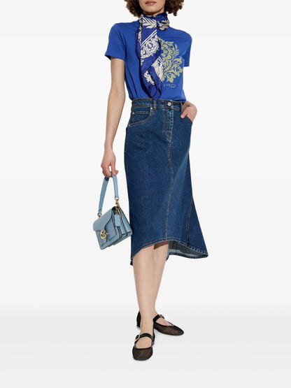Flower-Print Cotton T-Shirt