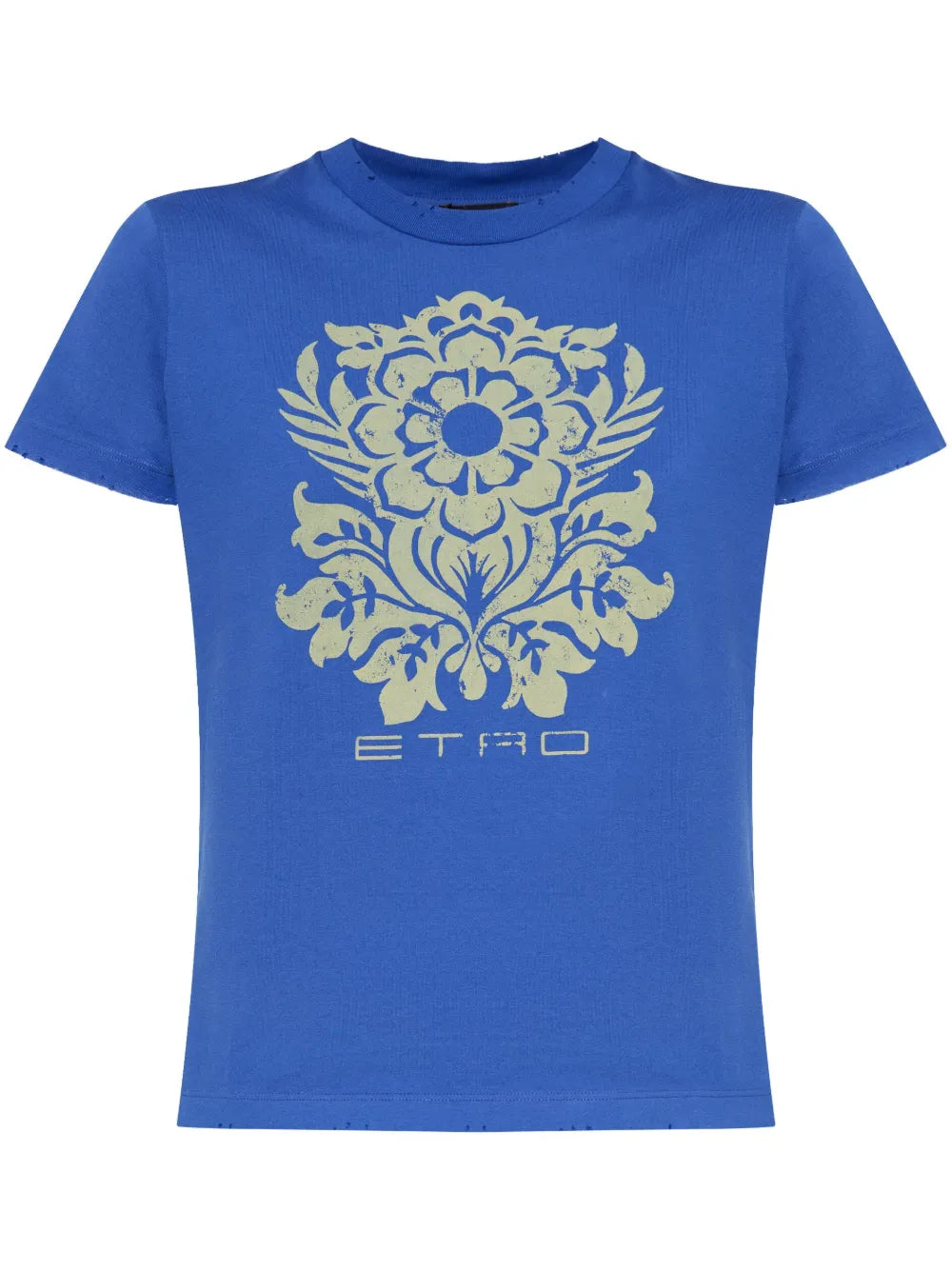 Flower-Print Cotton T-Shirt