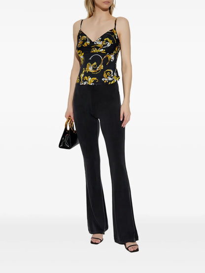 Stretch Flared Trousers