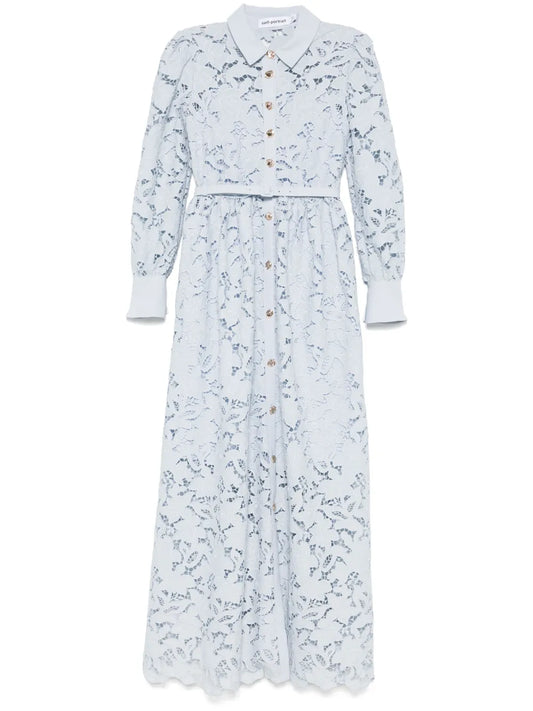 Lace Collared Maxi Dress