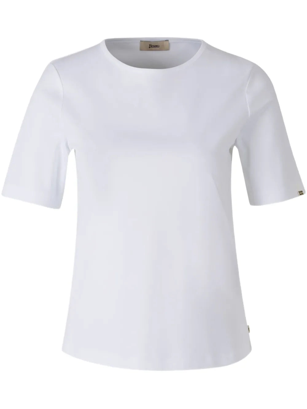Structured Short-Sleeve Top