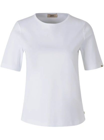 Structured Short-Sleeve Top