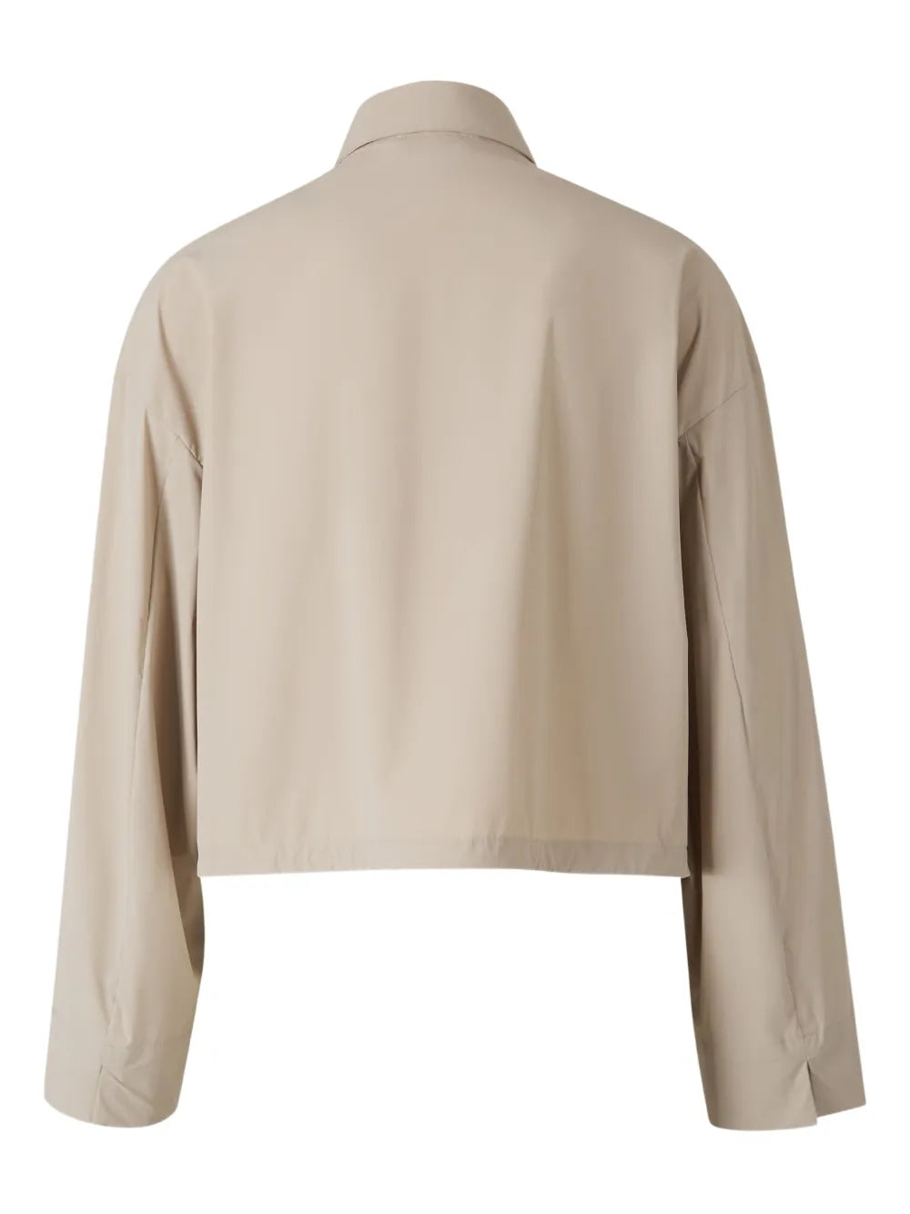 Cropped Button-Up Shirt