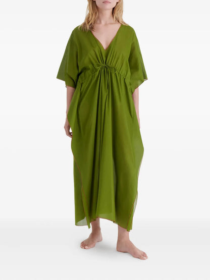 Drawstring-Detail Cover-Up