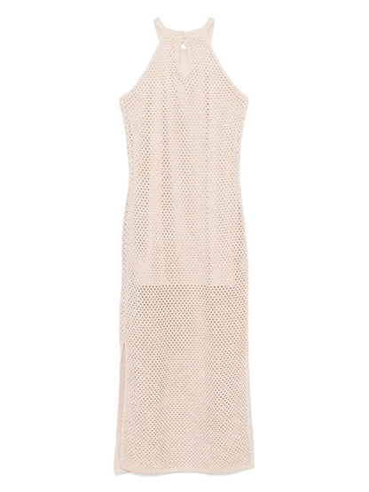 Open-Knit Maxi Dress