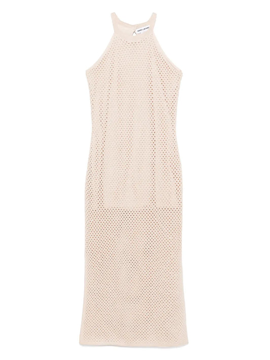 Open-Knit Maxi Dress