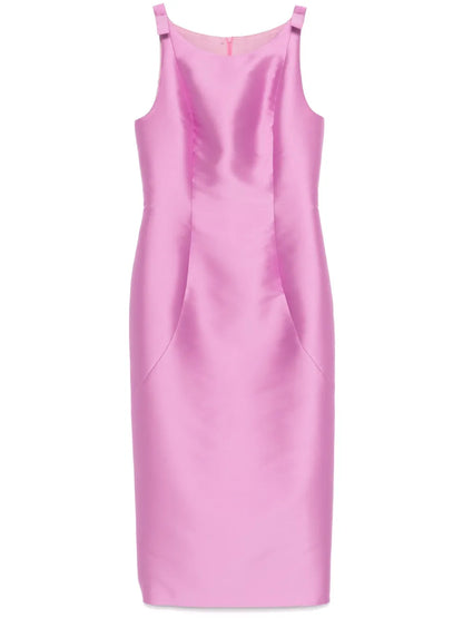 Bow-Detail Midi Dress