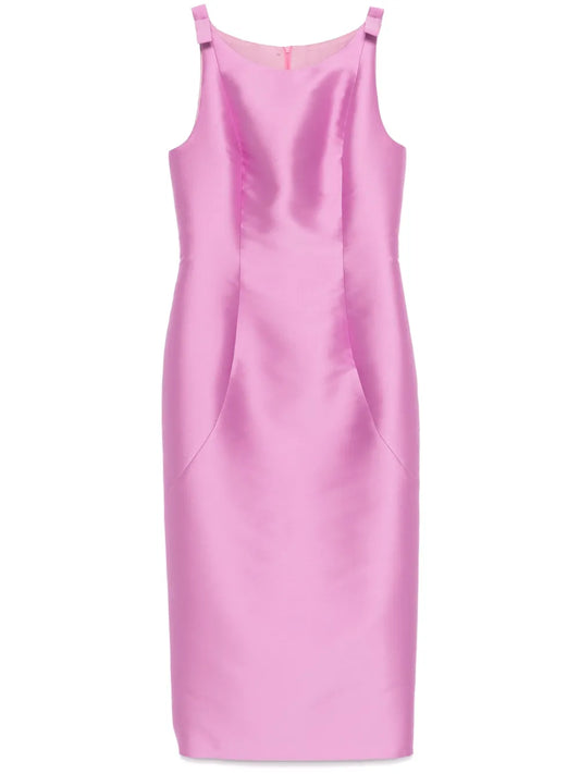 Bow-Detail Midi Dress