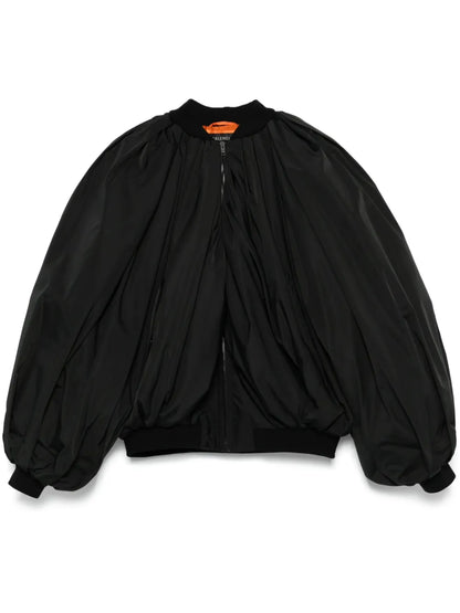 Draped Bomber Jacket