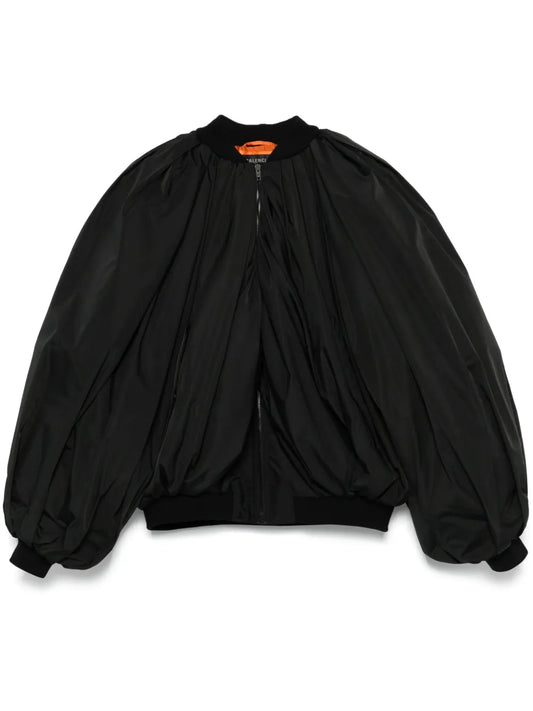 Draped Bomber Jacket