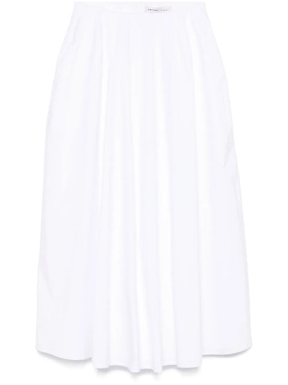 Cotton Midi Skirt