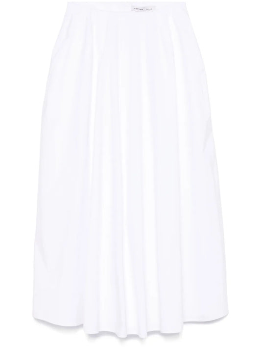 Cotton Midi Skirt