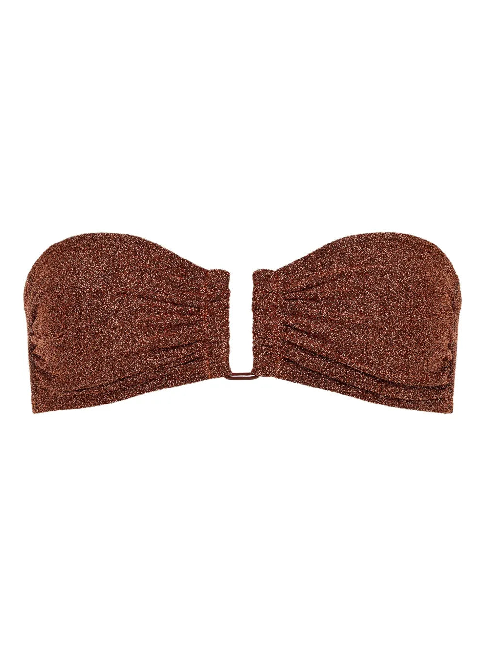 Flamboyant Ruched Bandeau Bikini Top