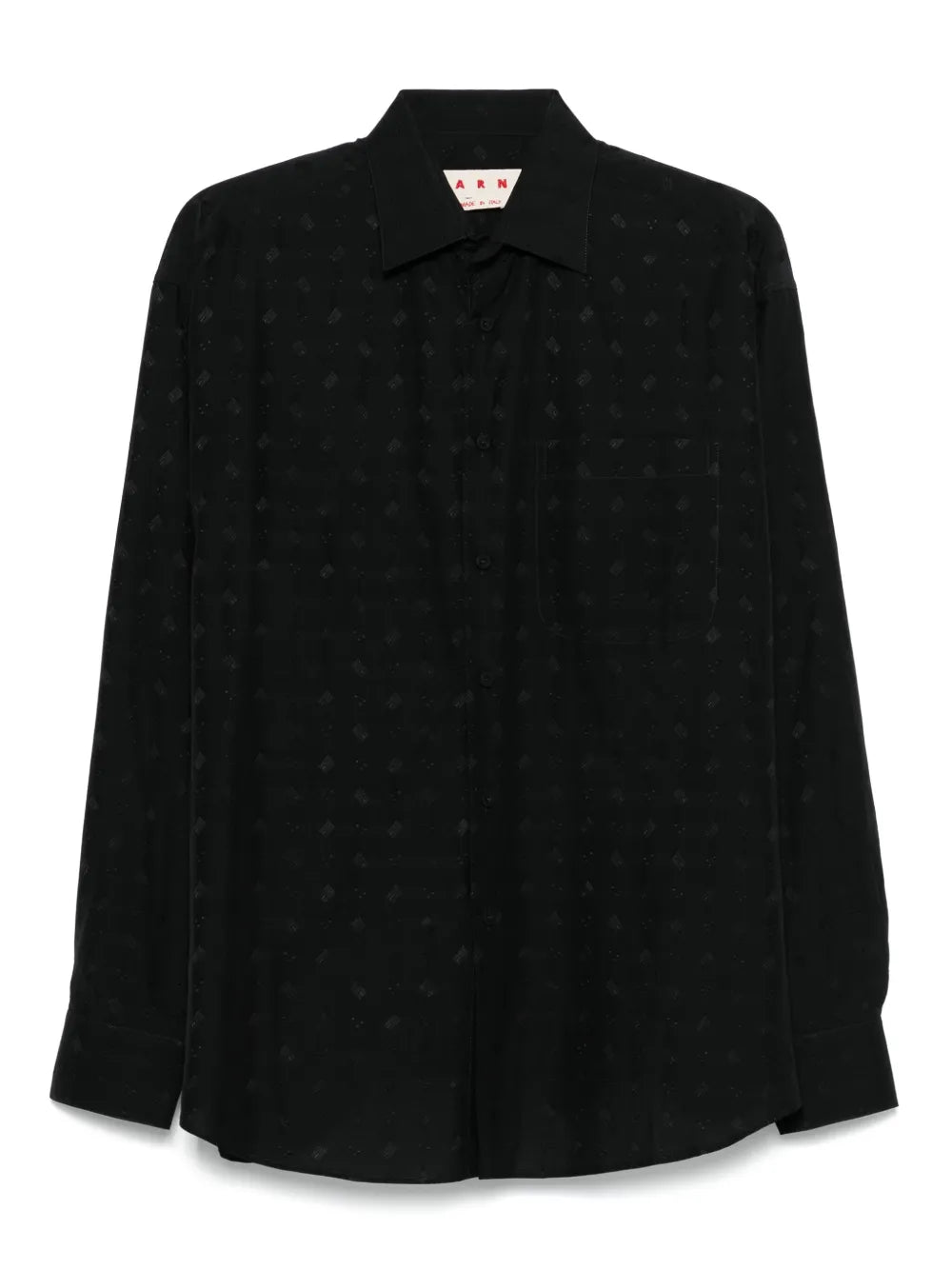 Patterned-Jacquard Shirt