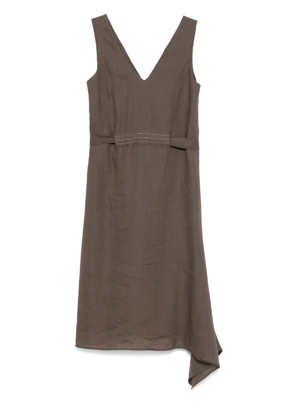 Bead-Detail Midi Dress