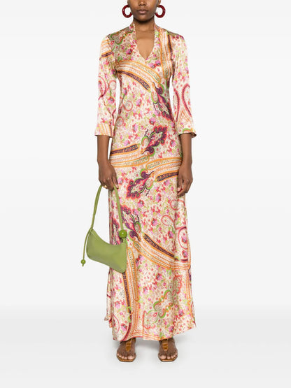 Satin Maxi Dress