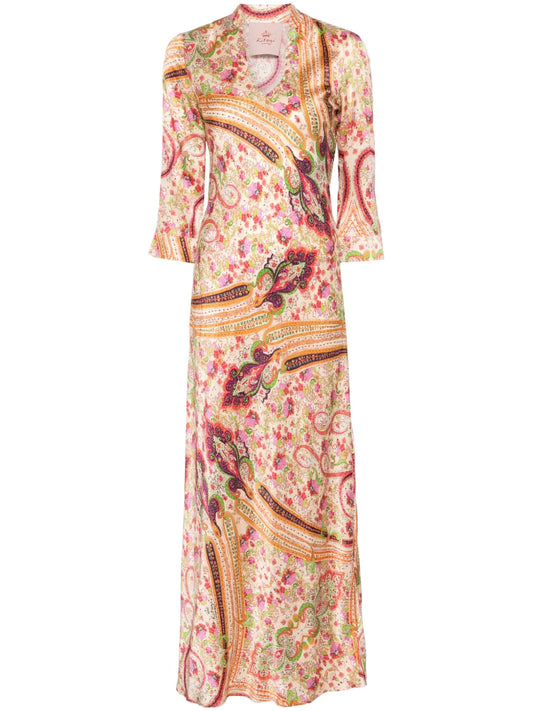 Satin Maxi Dress