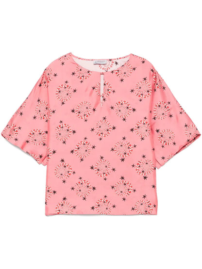 Swirl-Print Top