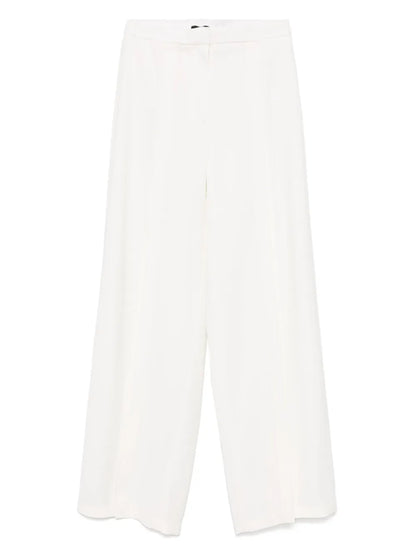 Slit Buckled Palazzo Pants
