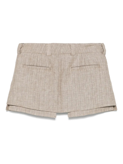 Lurex-Detail Mini Skirt