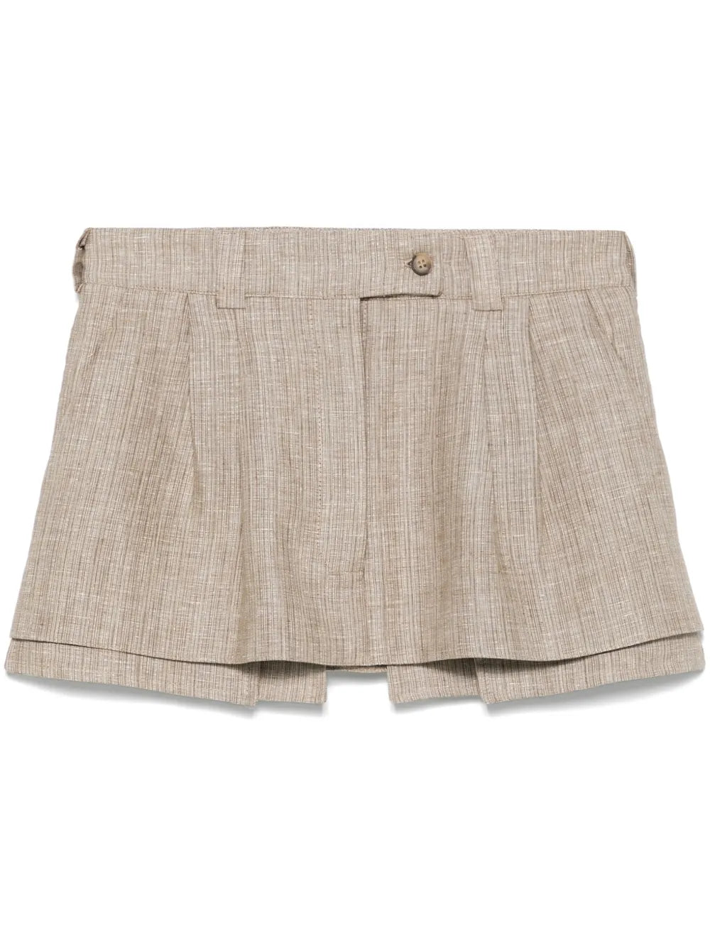 Lurex-Detail Mini Skirt