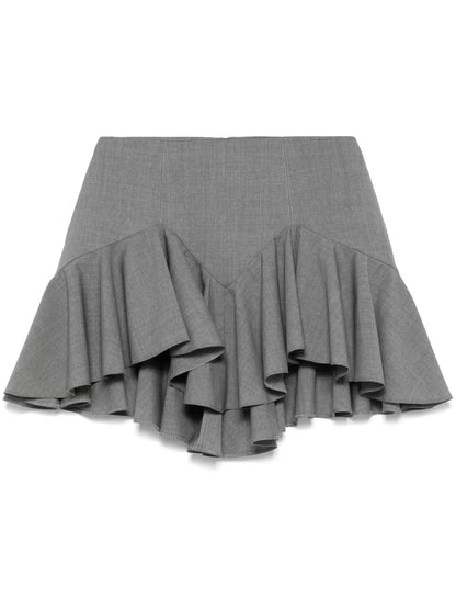 Ruffled Mini Skirt