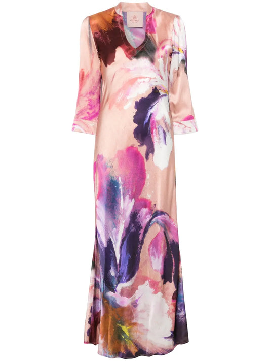 Satin Maxi Dress