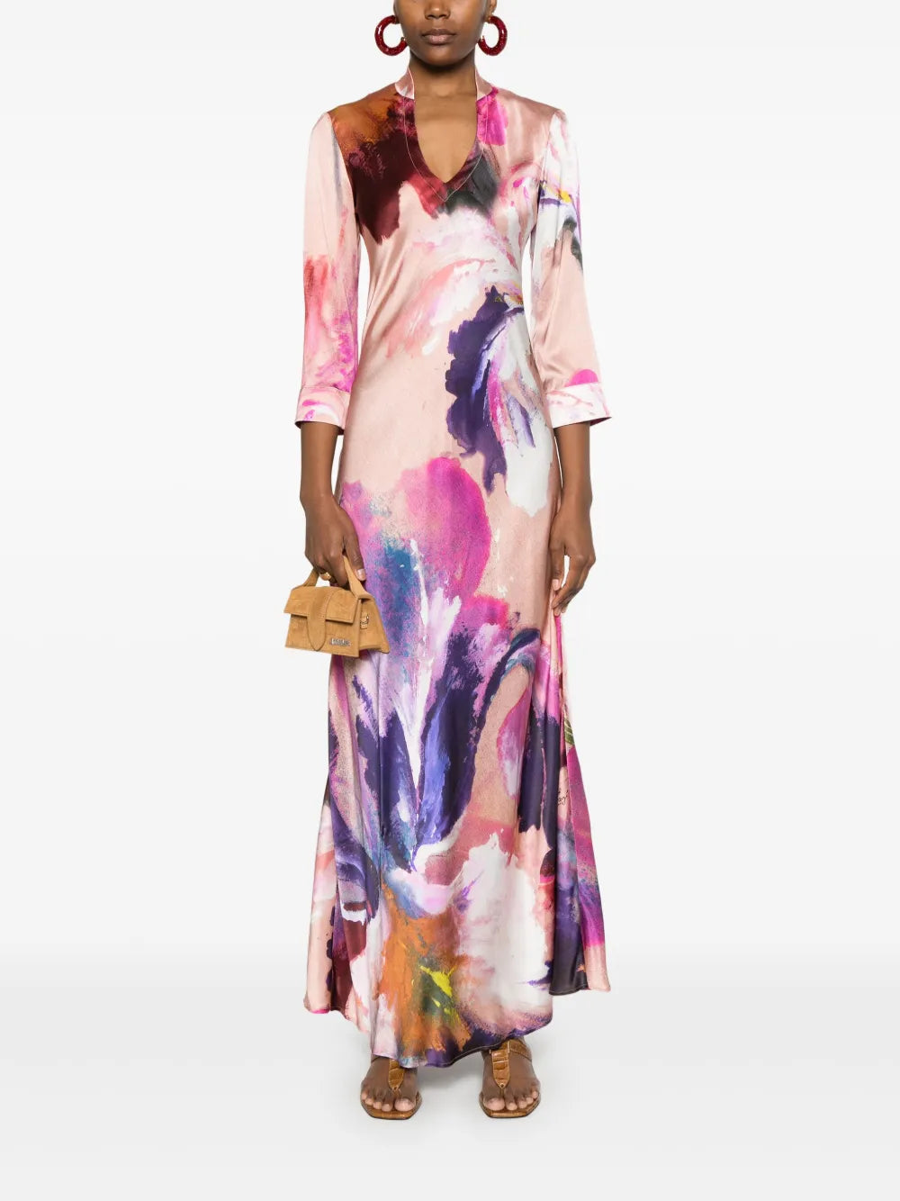 Satin Maxi Dress