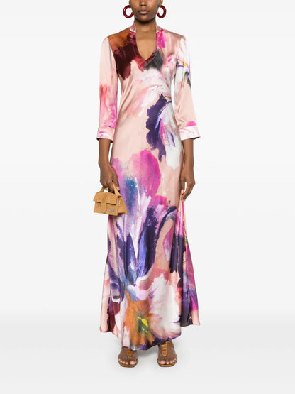 Satin Maxi Dress