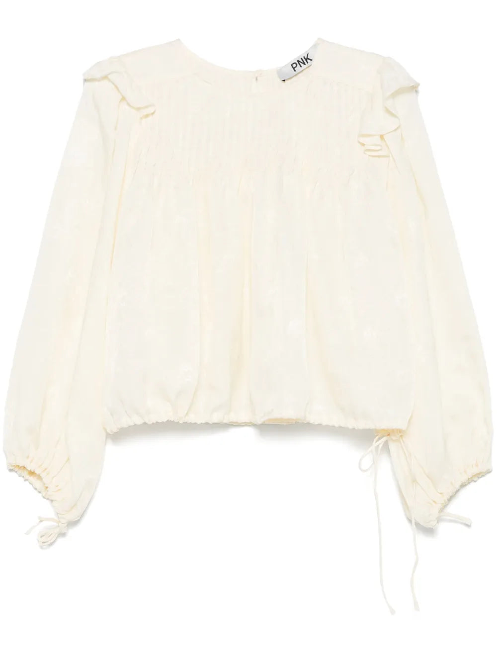 Drawstring-Waist Blouse